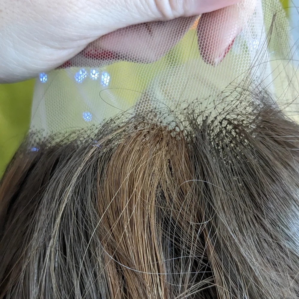Free part invisible lace front wig